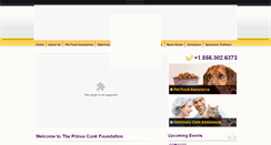Desktop Screenshot of princechunkfoundation.org